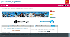 Desktop Screenshot of joseph-gallieni.entmip.fr