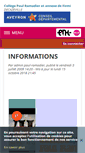 Mobile Screenshot of paul-ramadier.entmip.fr
