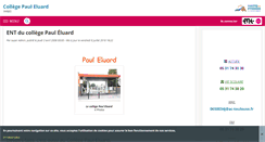 Desktop Screenshot of paul-eluard.entmip.fr