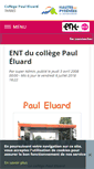 Mobile Screenshot of paul-eluard.entmip.fr