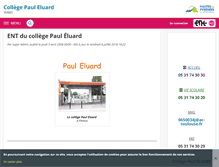 Tablet Screenshot of paul-eluard.entmip.fr