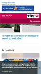 Mobile Screenshot of college-public-marcillac.entmip.fr