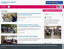 Tablet Screenshot of jean-amans.entmip.fr