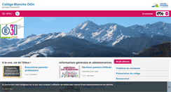 Desktop Screenshot of blanche-odin.entmip.fr