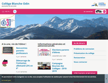 Tablet Screenshot of blanche-odin.entmip.fr