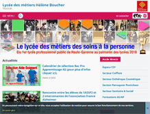Tablet Screenshot of helene-boucher.entmip.fr
