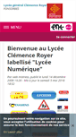 Mobile Screenshot of clemence-royer.entmip.fr