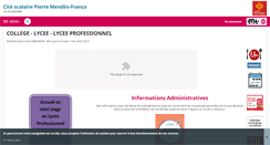 Desktop Screenshot of cite-mendes-france.entmip.fr