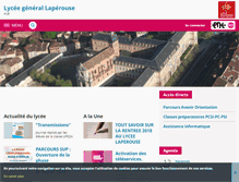 Tablet Screenshot of laperouse.entmip.fr