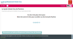 Desktop Screenshot of irenee-cros.entmip.fr
