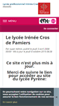 Mobile Screenshot of irenee-cros.entmip.fr