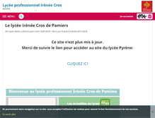 Tablet Screenshot of irenee-cros.entmip.fr