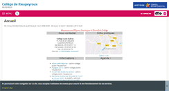 Desktop Screenshot of college-public-rieupeyroux.entmip.fr