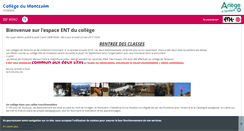 Desktop Screenshot of montcalm.entmip.fr