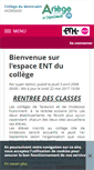 Mobile Screenshot of montcalm.entmip.fr