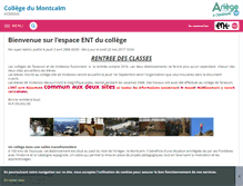 Tablet Screenshot of montcalm.entmip.fr