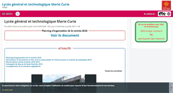 Desktop Screenshot of marie-curie.entmip.fr