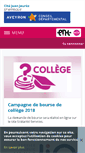 Mobile Screenshot of jaures-saint-affrique.entmip.fr
