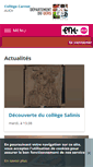 Mobile Screenshot of carnot.entmip.fr