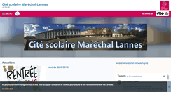 Desktop Screenshot of marechal-lannes.entmip.fr