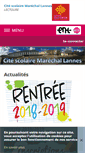 Mobile Screenshot of marechal-lannes.entmip.fr