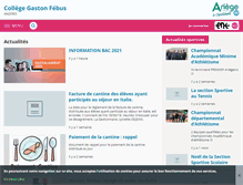 Tablet Screenshot of gaston-febus.entmip.fr