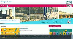 Desktop Screenshot of lakanal.entmip.fr