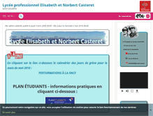 Tablet Screenshot of casteret.entmip.fr