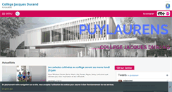 Desktop Screenshot of jacques-durand-puylaurens.entmip.fr