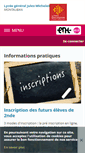Mobile Screenshot of jules-michelet.entmip.fr