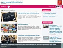 Tablet Screenshot of jules-michelet.entmip.fr