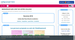 Desktop Screenshot of joseph-fabre.entmip.fr