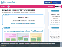 Tablet Screenshot of joseph-fabre.entmip.fr