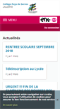 Mobile Screenshot of pays-de-serres.entmip.fr