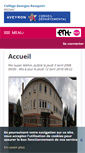Mobile Screenshot of georges-rouquier.entmip.fr