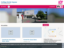 Tablet Screenshot of emile-vaysse.entmip.fr