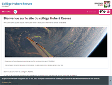 Tablet Screenshot of hubert-reeves.entmip.fr